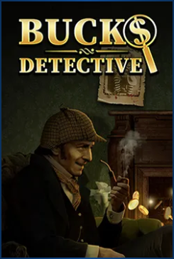 Bucks Detective slot game with Sherlock Holmes and magnifying glass