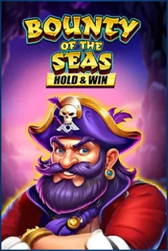 Bounty of the Seas Hold & Win slot game with pirate captain
